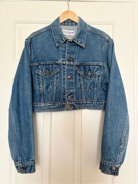 E.B. Denim Revolve Denim Vtg. 90s style Levis Jacket✨NWT Sz Small